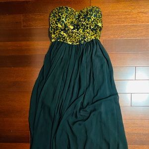 Beautiful strapless long dress